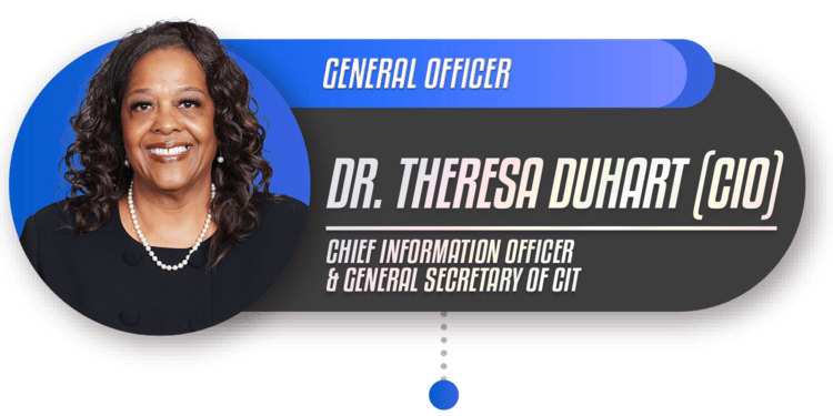 A picture of dr. Theresa duke, chief information officer and general secretary of cit