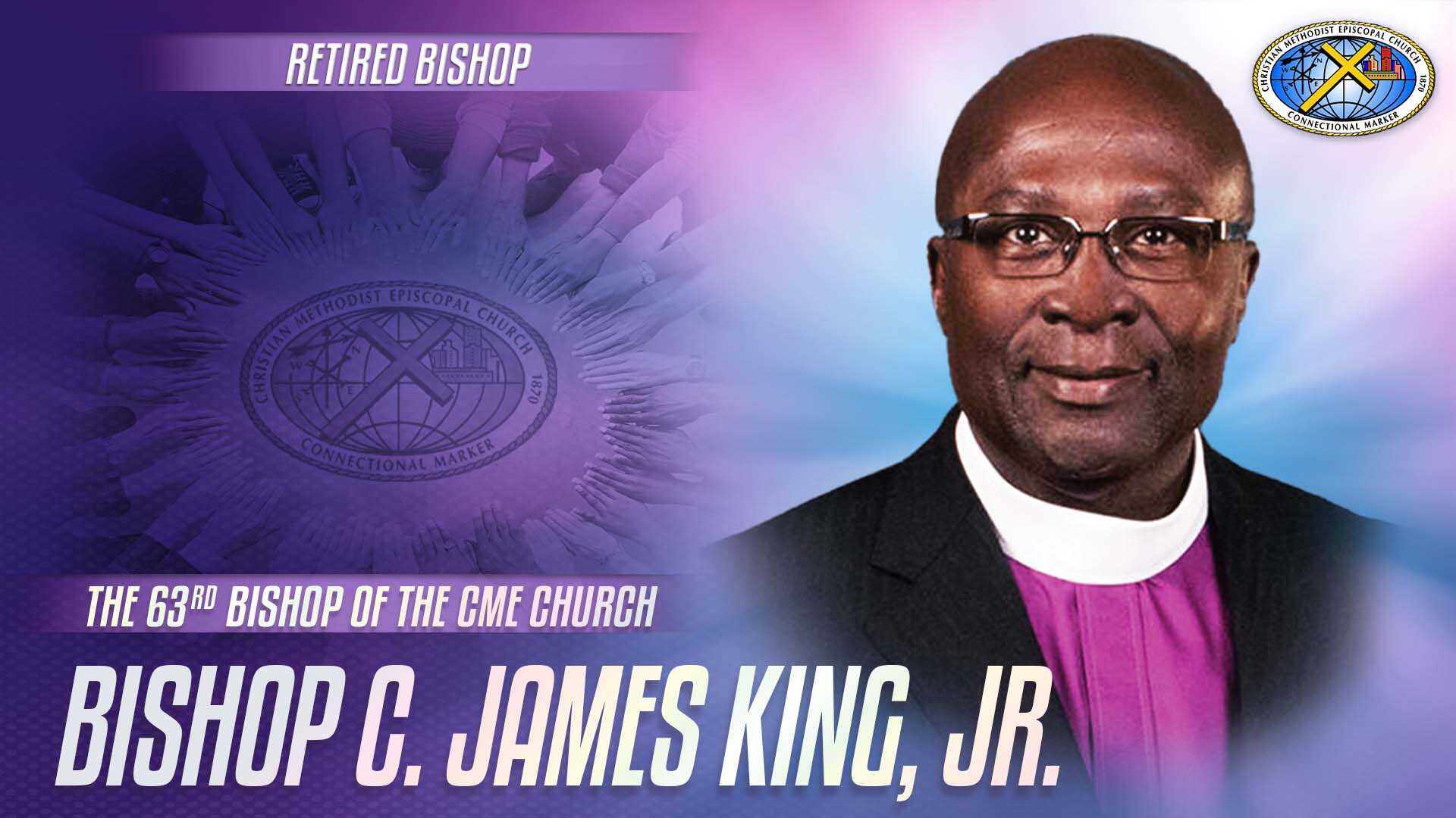 A picture of the rev. Dr. C. James king, jr.