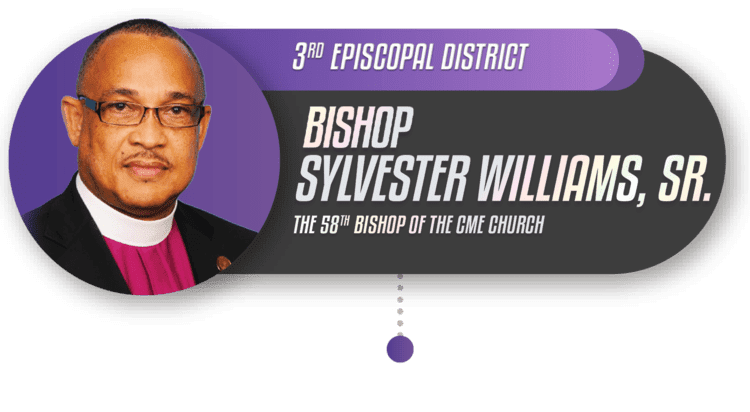 A close up of the bishop sylvester williams