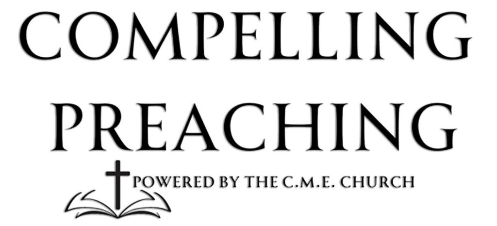 A black and white image of the words compelled teaching.
