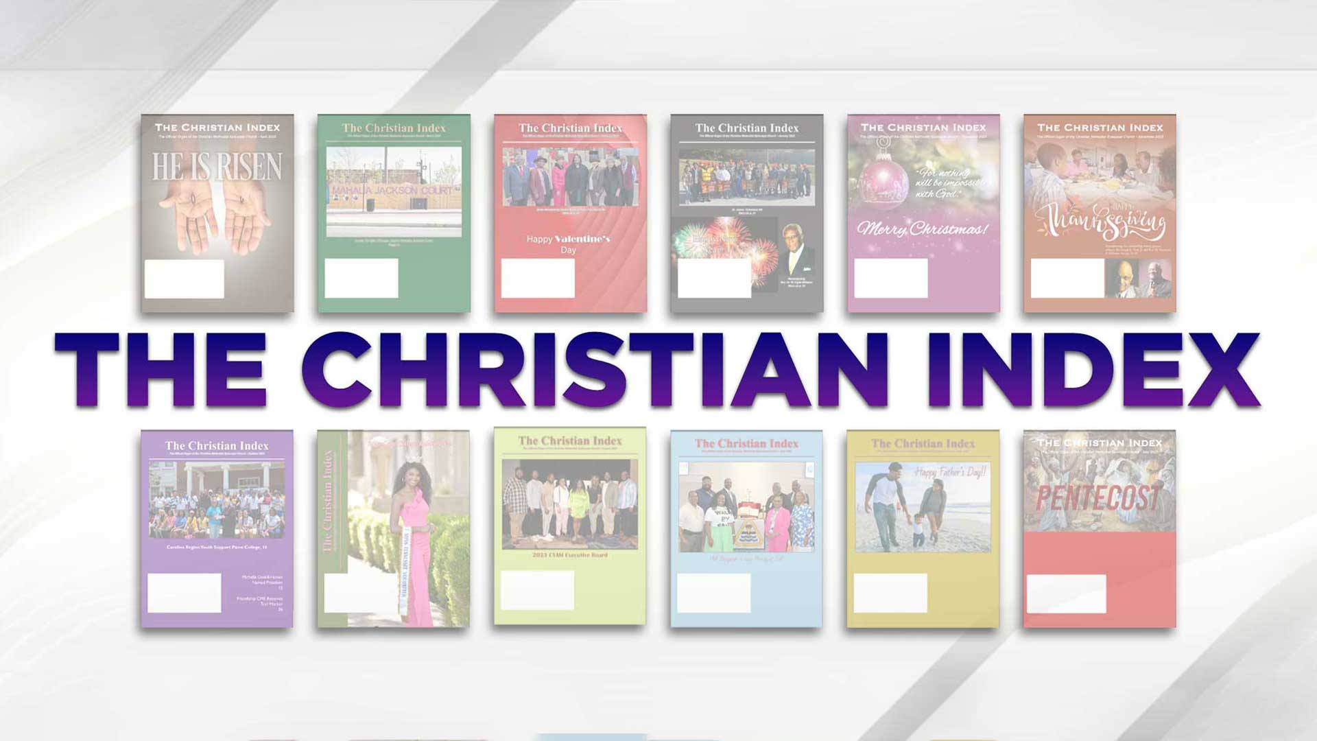 A series of pictures with the words " christian in color ".
