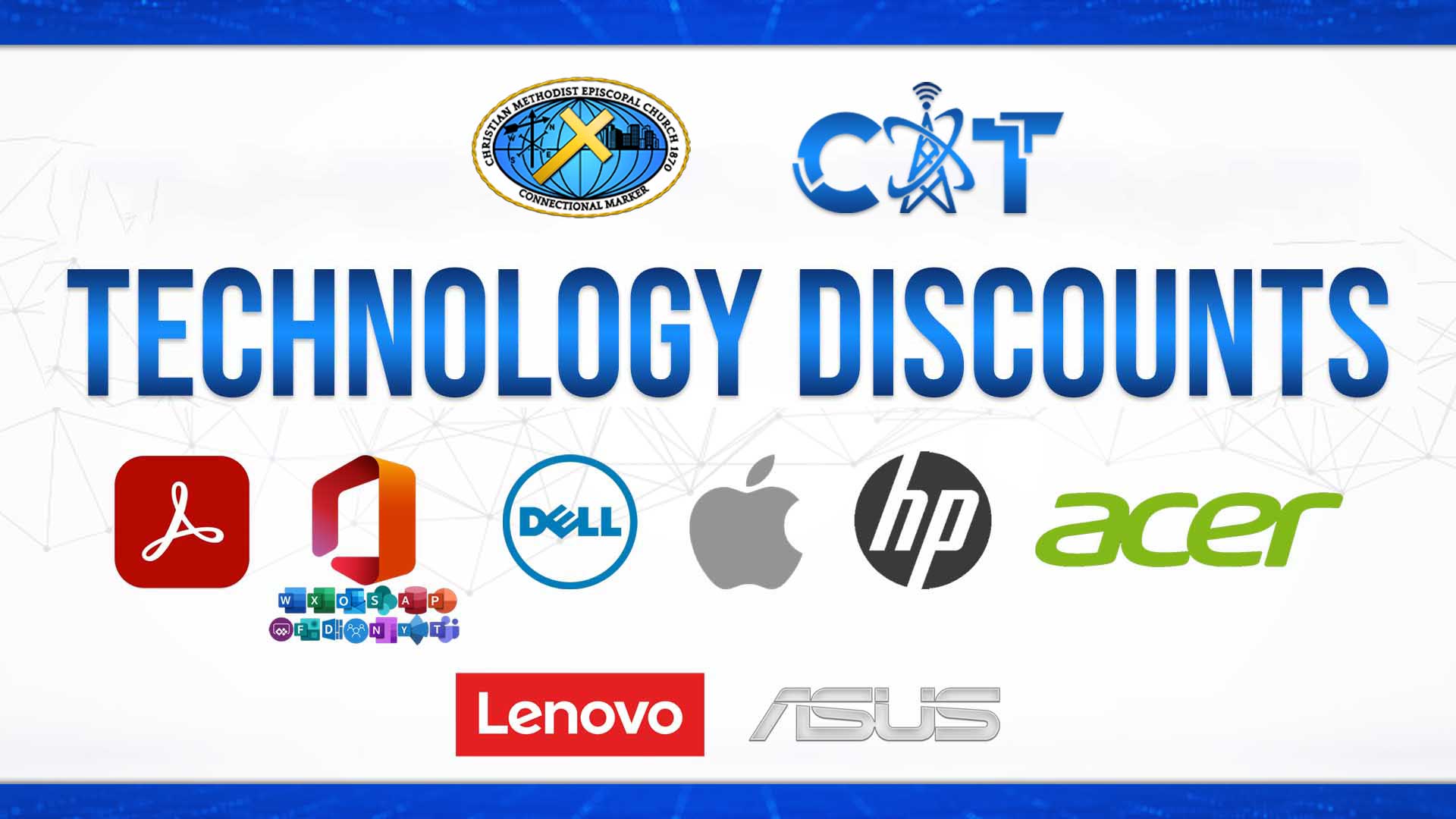 A group of logos that include apple, dell, hp and more.