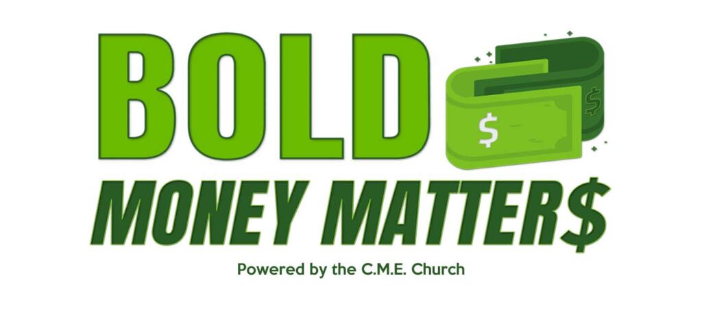 A green logo with the words " gold money matters ".