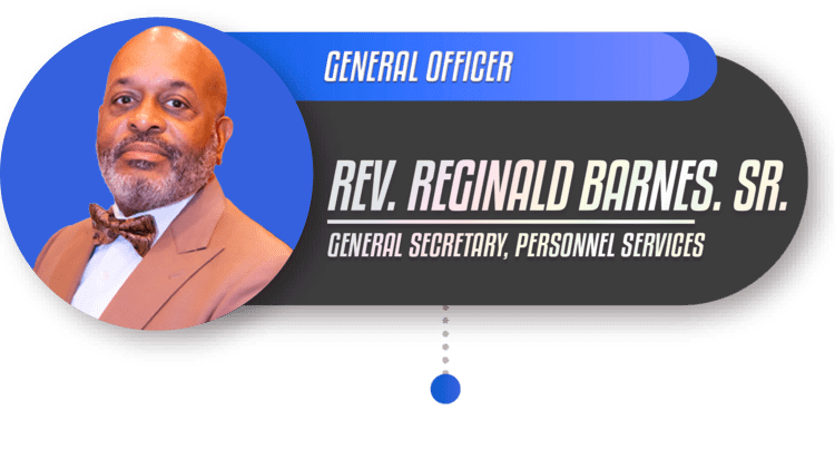 Rev. Reginald Barnes Sr., General Officer