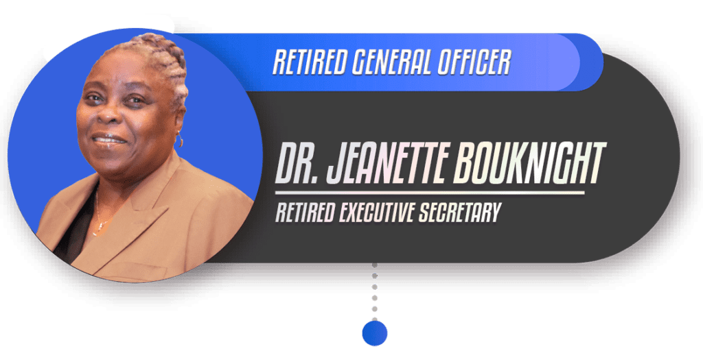 Dr. Jeannette Bouknight, Retired General Officer