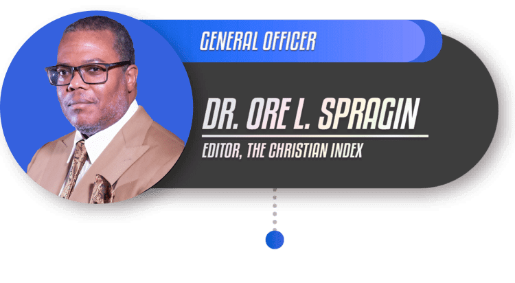 Dr. Ore L. Spragin, Editor, Christian Index