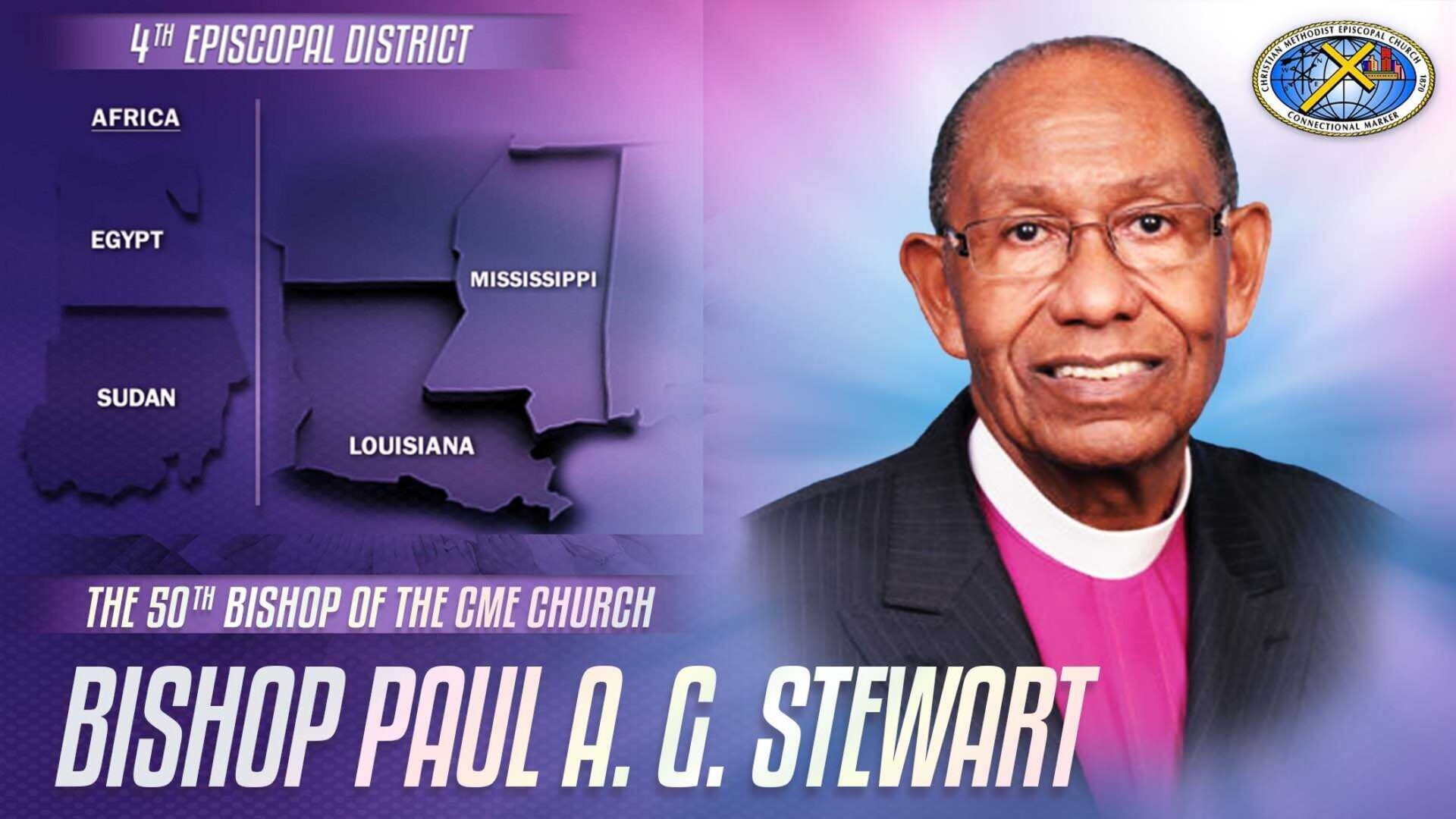 Portrait of smiling clergyman in bishop's attire